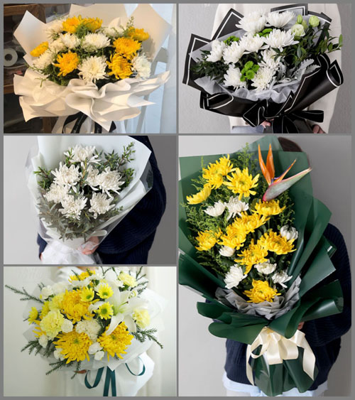 贵州毕节市威宁县海拉乡平原村白事花束代送